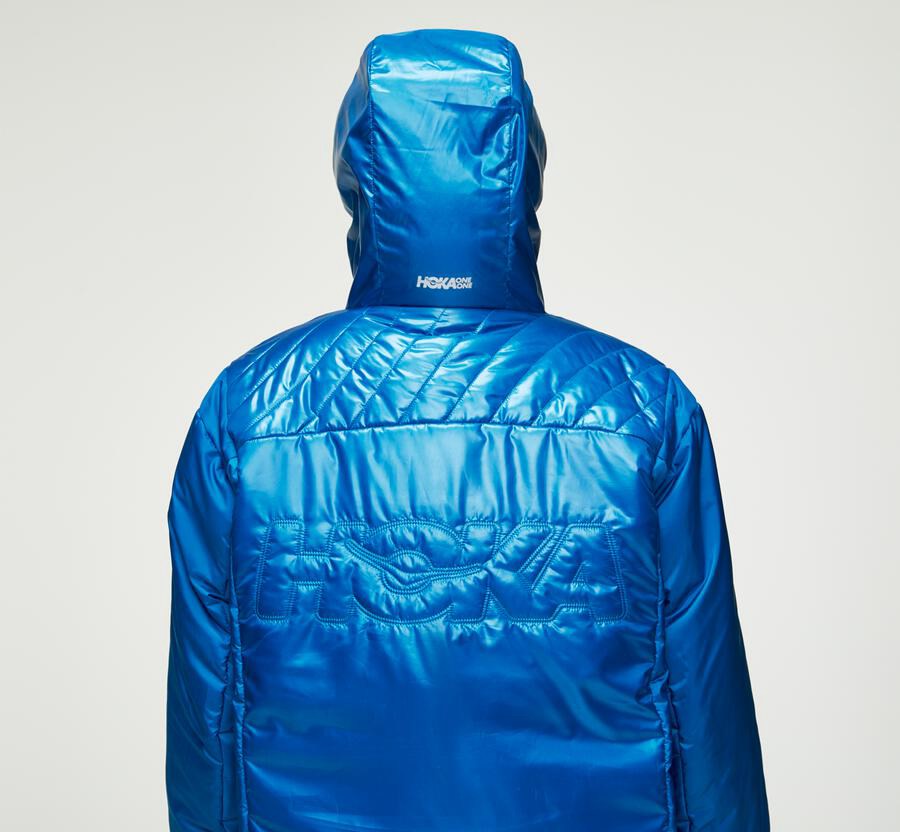 Hoka One One Jackets Womens Blue - Puffy - 98760CZGP